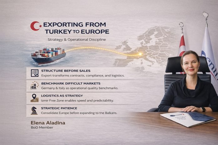 Export strategy from Türkiye to Europe and the Zenith İzmir case